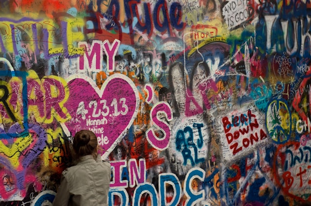 muro de John Lennon em Praga