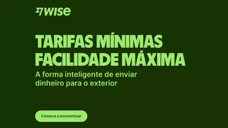 Wise cartão de viagem para viajar