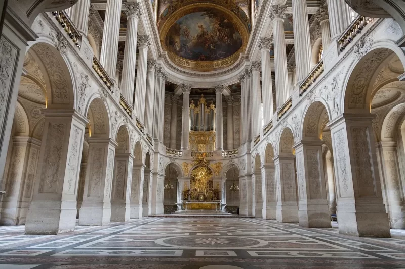 Interior do Castelo de Versalhes