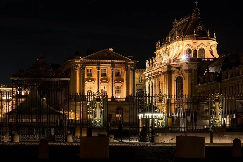 Visão externa de Versalhes