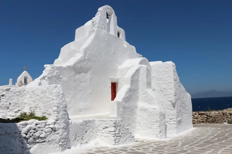 Construção em Mykonos